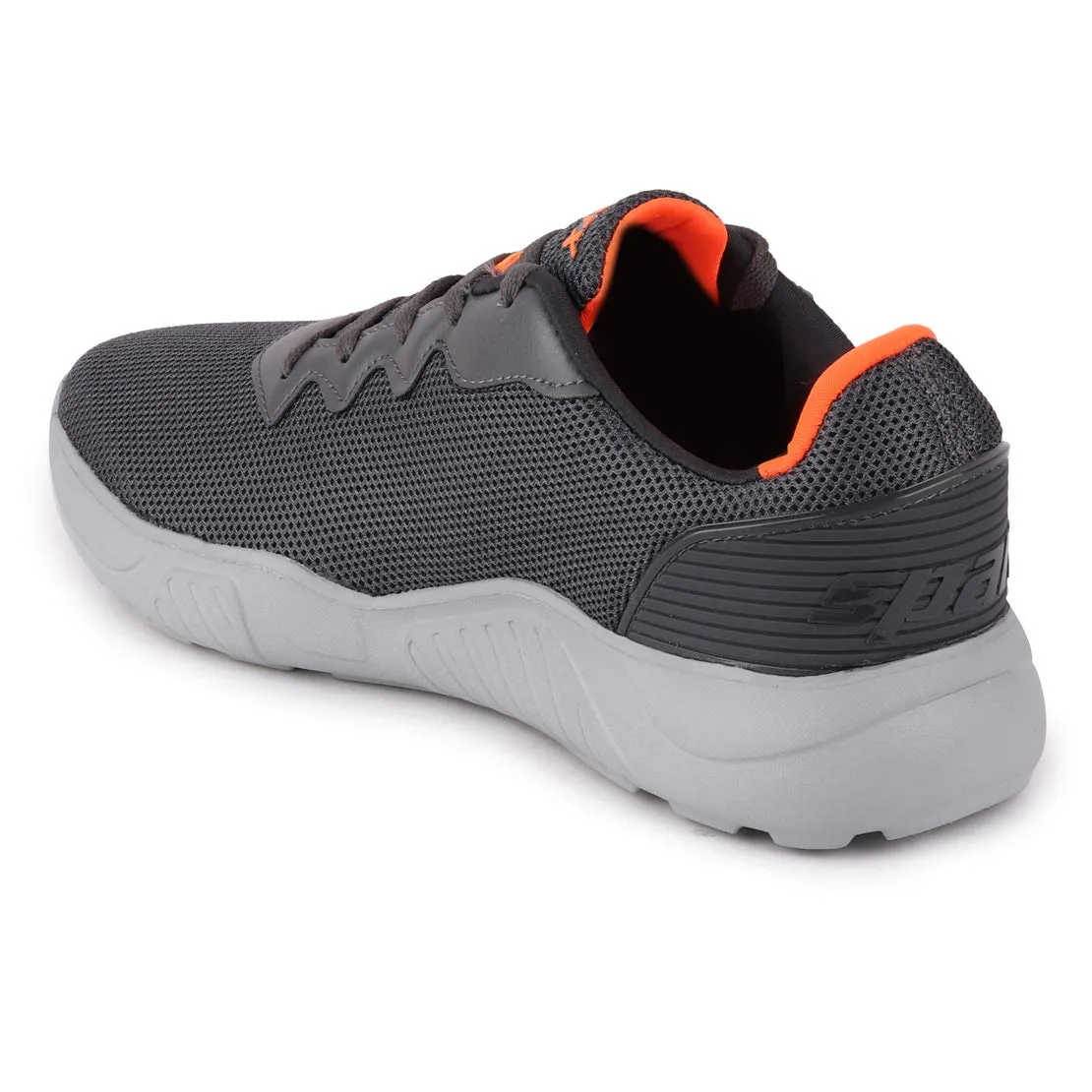 Sparx Mens Darkgreyneonorange Running Shoe
