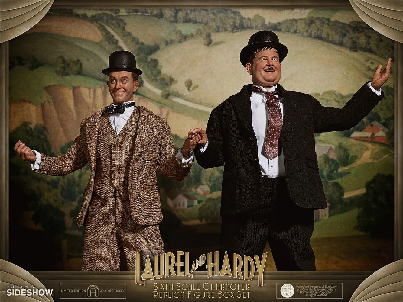Stan Laurel and Oliver Hardy (Classic Suits) Box Set by BIG Chief Studios