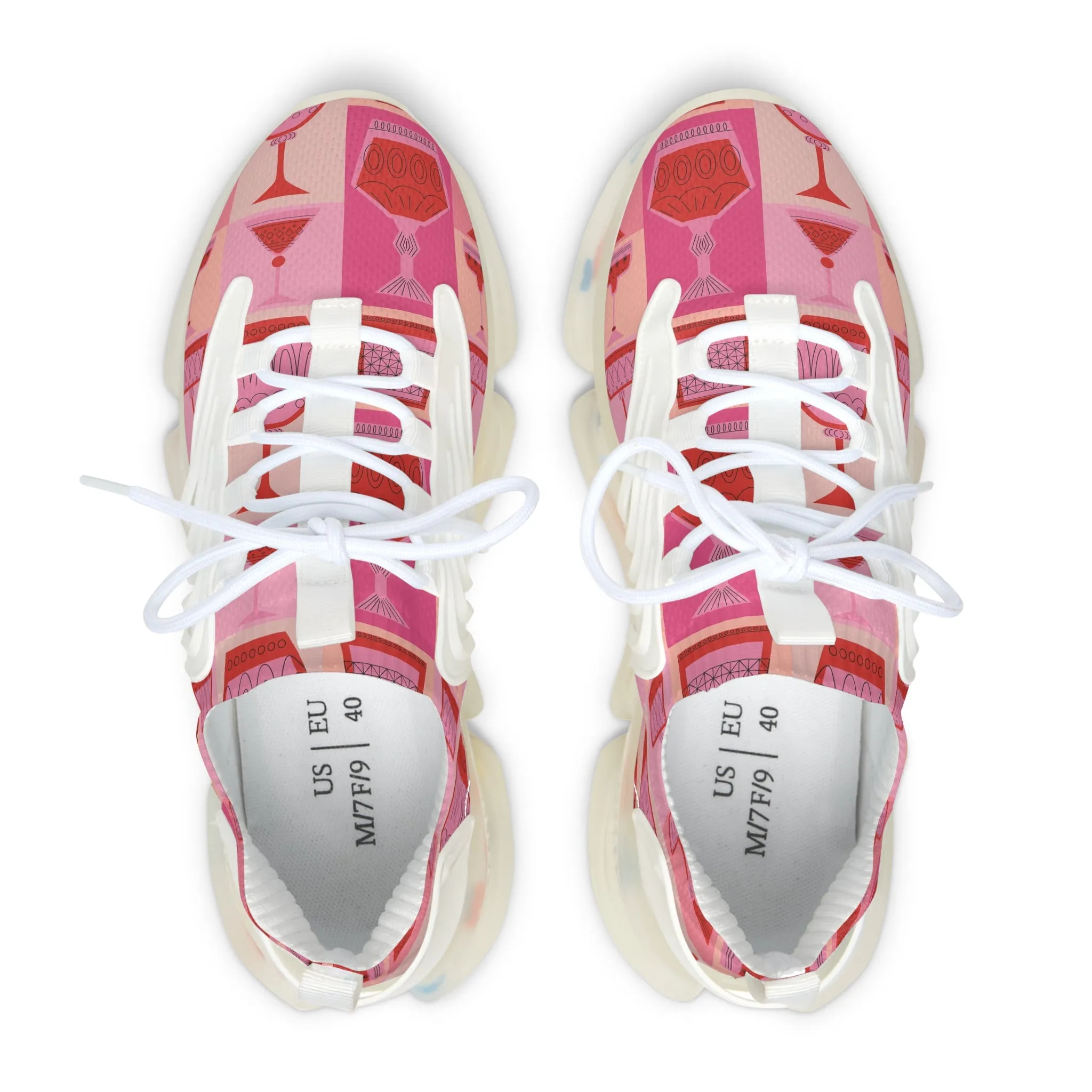 Strawberry Cocktails Women's Mesh Sneakers