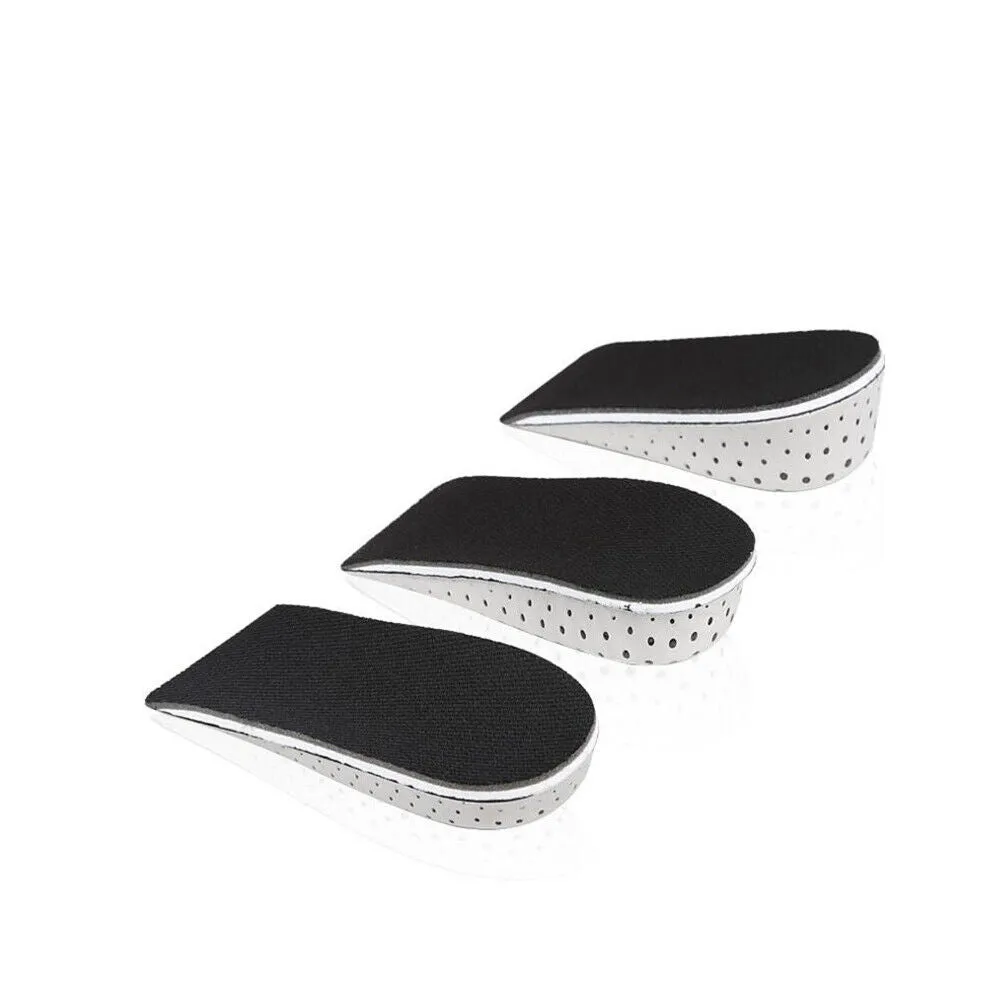 US 2-4 Pairs Men Women Invisible Height Increase Insoles Heel Lift Taller Pad