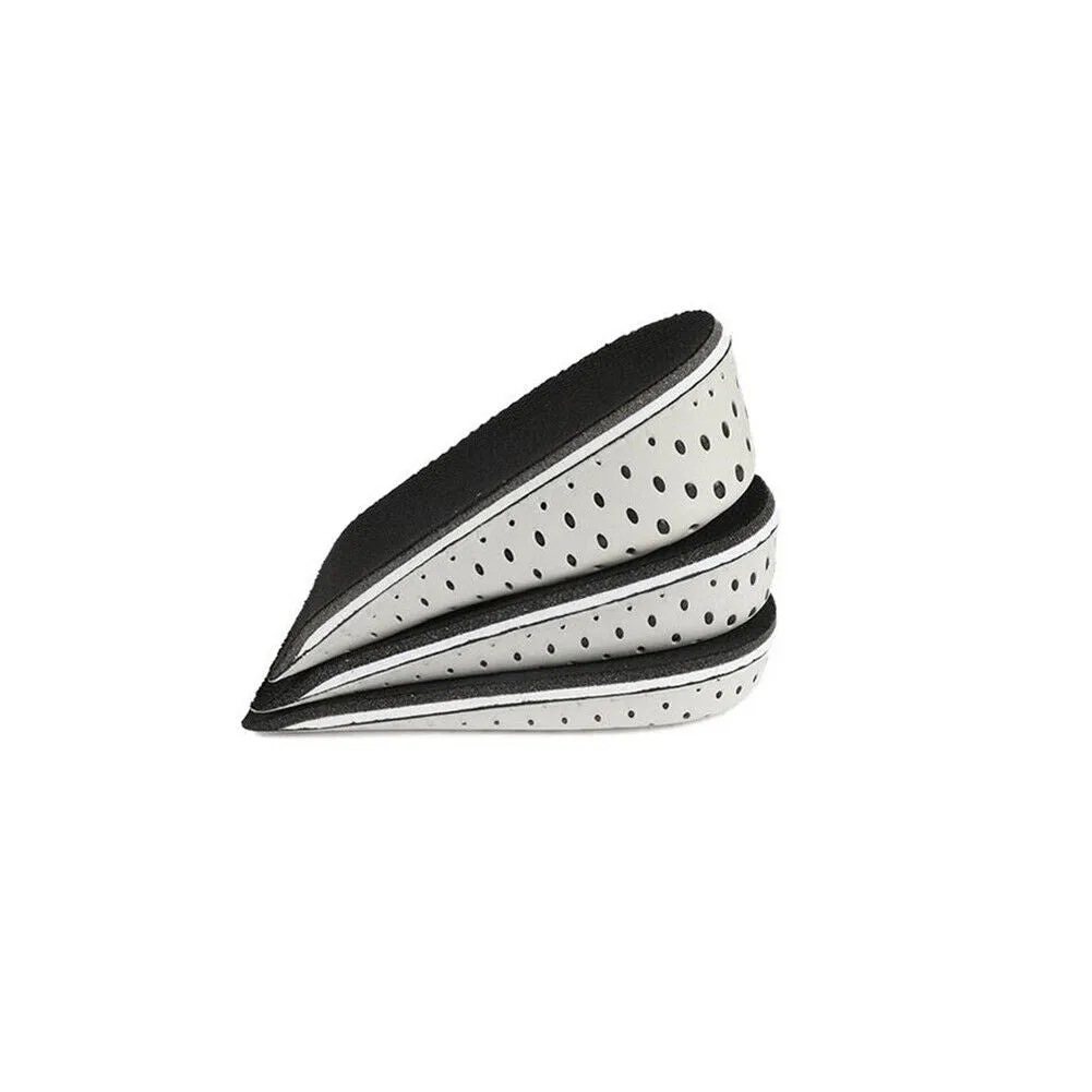 US 2-4 Pairs Men Women Invisible Height Increase Insoles Heel Lift Taller Pad