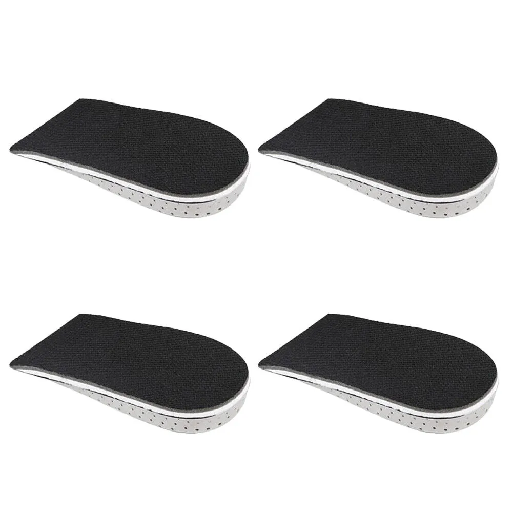 US 2-4 Pairs Men Women Invisible Height Increase Insoles Heel Lift Taller Pad