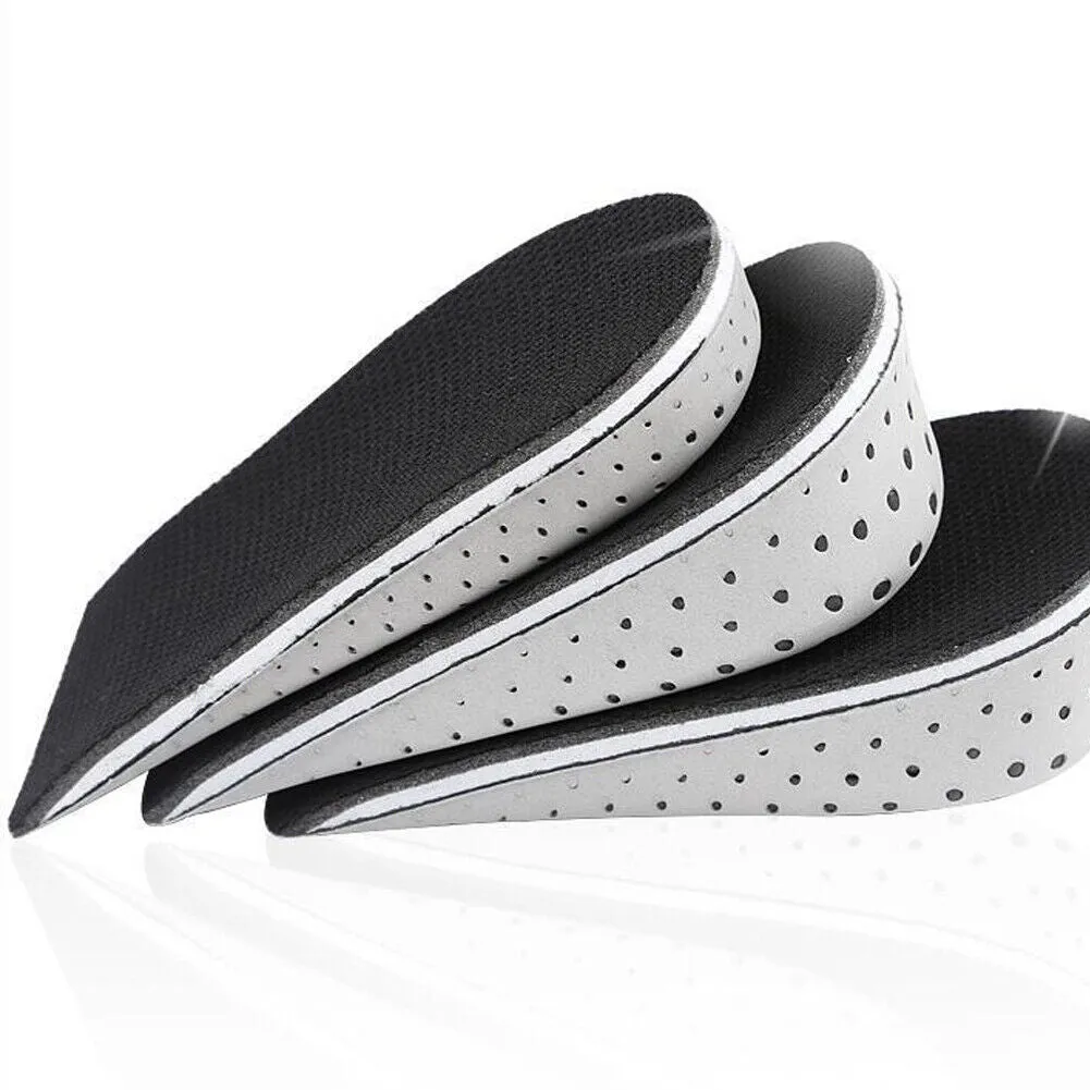 US 2-4 Pairs Men Women Invisible Height Increase Insoles Heel Lift Taller Pad