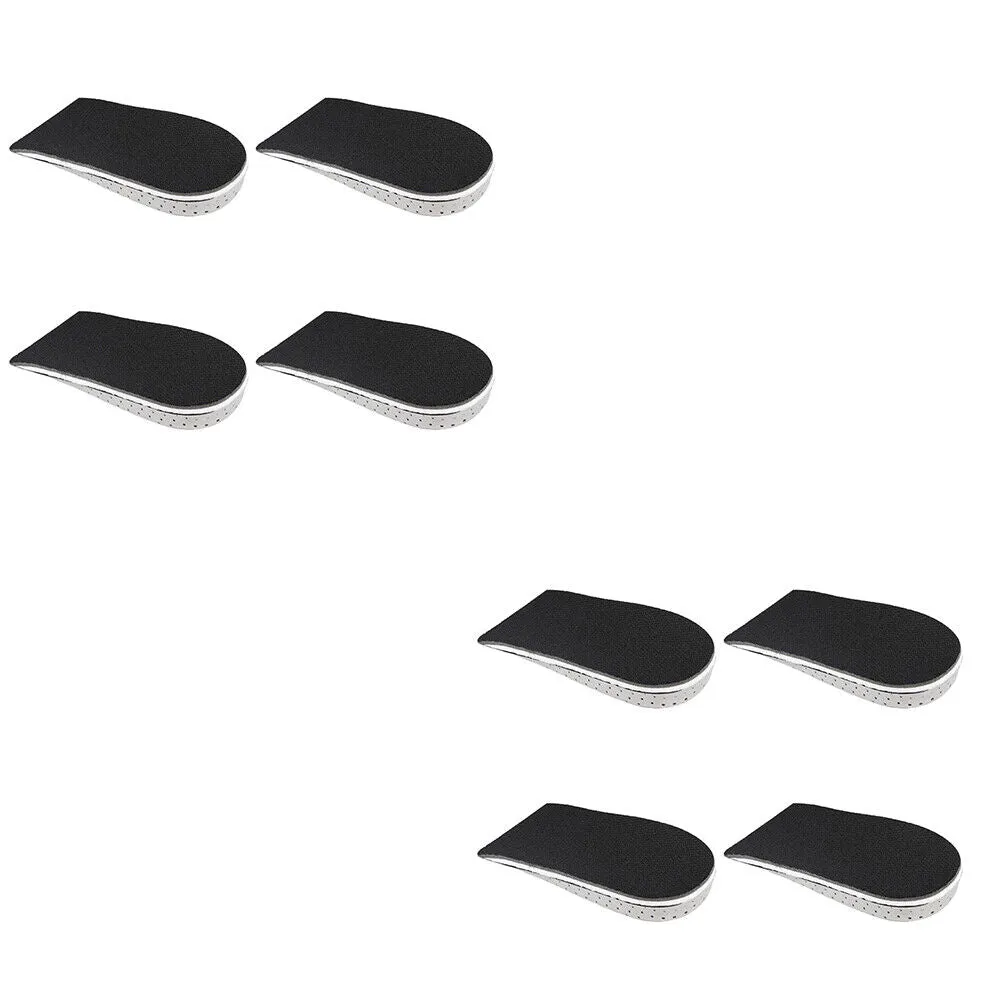 US 2-4 Pairs Men Women Invisible Height Increase Insoles Heel Lift Taller Pad