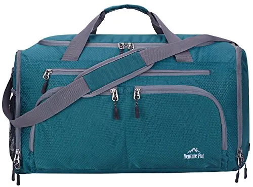 Venture Pal Packable Sports Gym Bag with Wet Pocket & Shoes Compartment Travel Duffel Bag for men