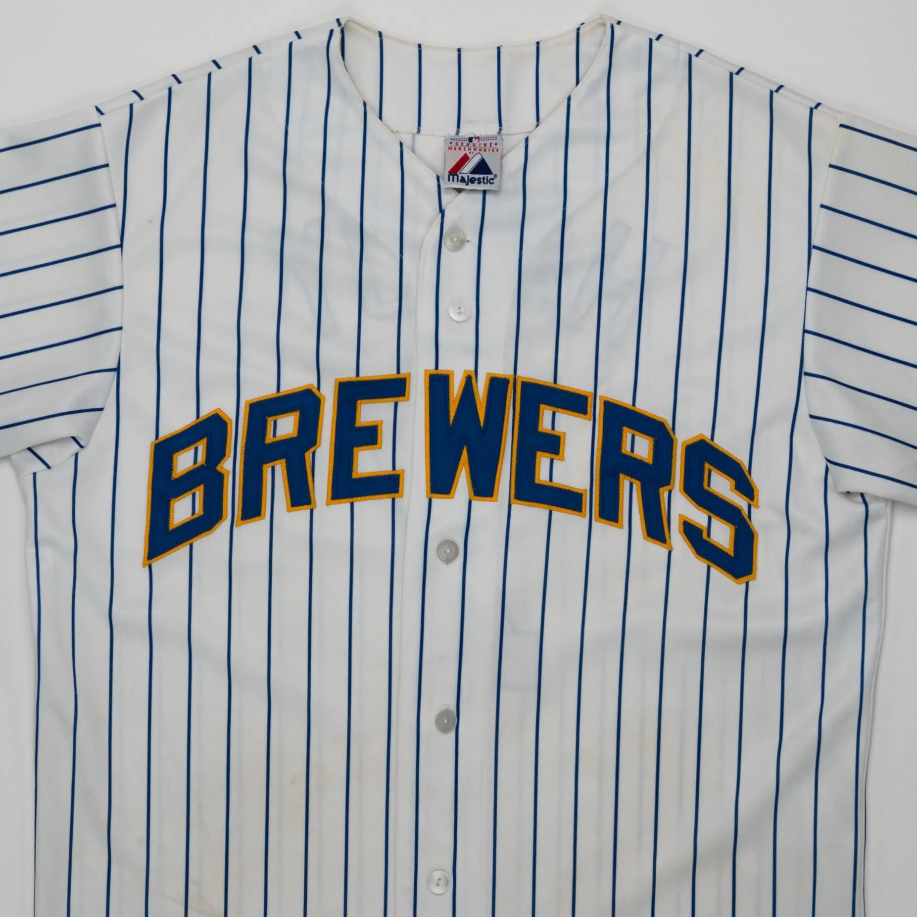 Vintage Milwaukee Brewers MLB Hardy Majestic Jersey (M)