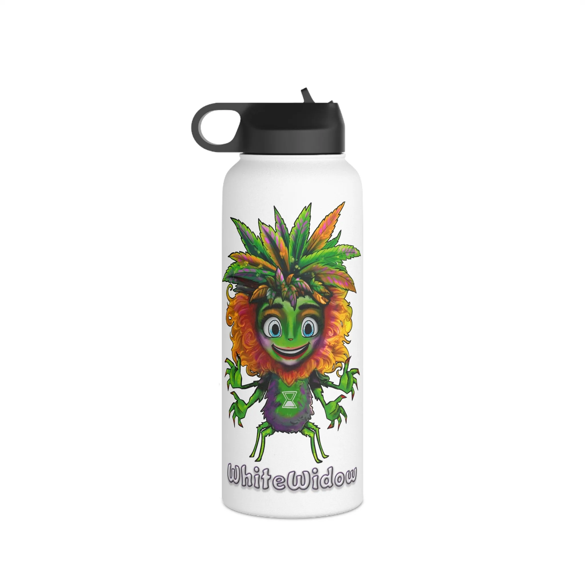 Water Bottle Stainless Steel - WhiteWidow