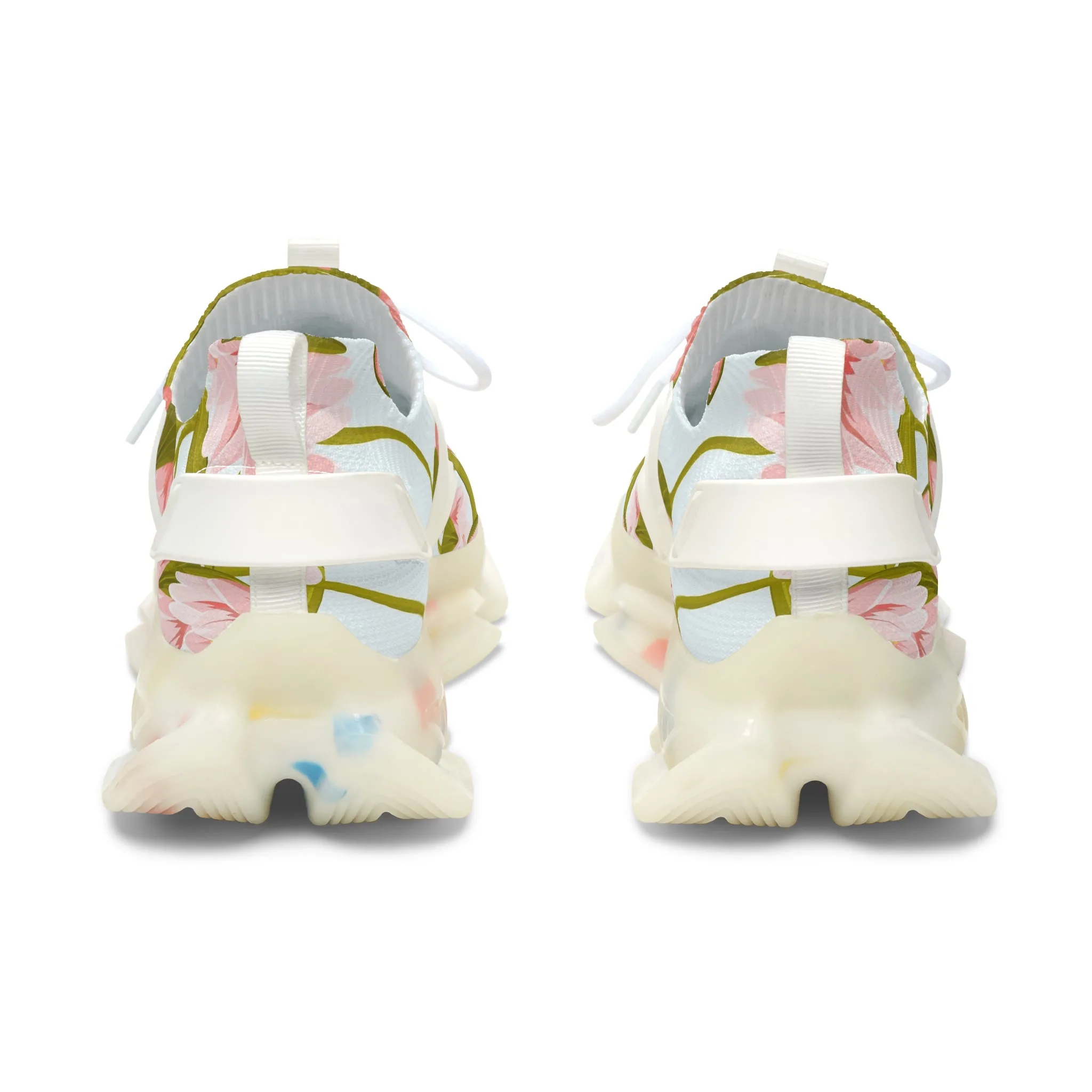 Water Lily Flower Women's Mesh Sneakers