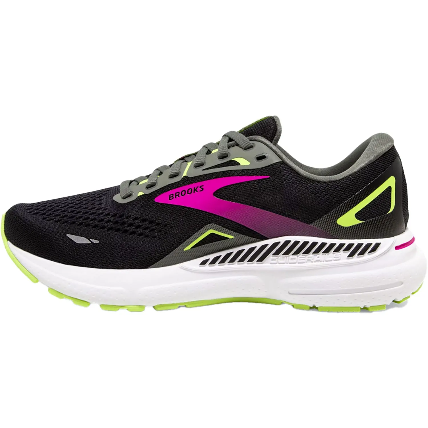Women's Brooks Adrenaline GTS 23 Black/Gunmetal/Sharp Mesh