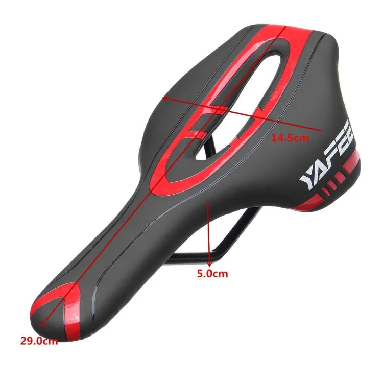YAFEE Mountain Bike Saddle Mountain Bike Seat Hollow Bicycle Seat(Blue)
