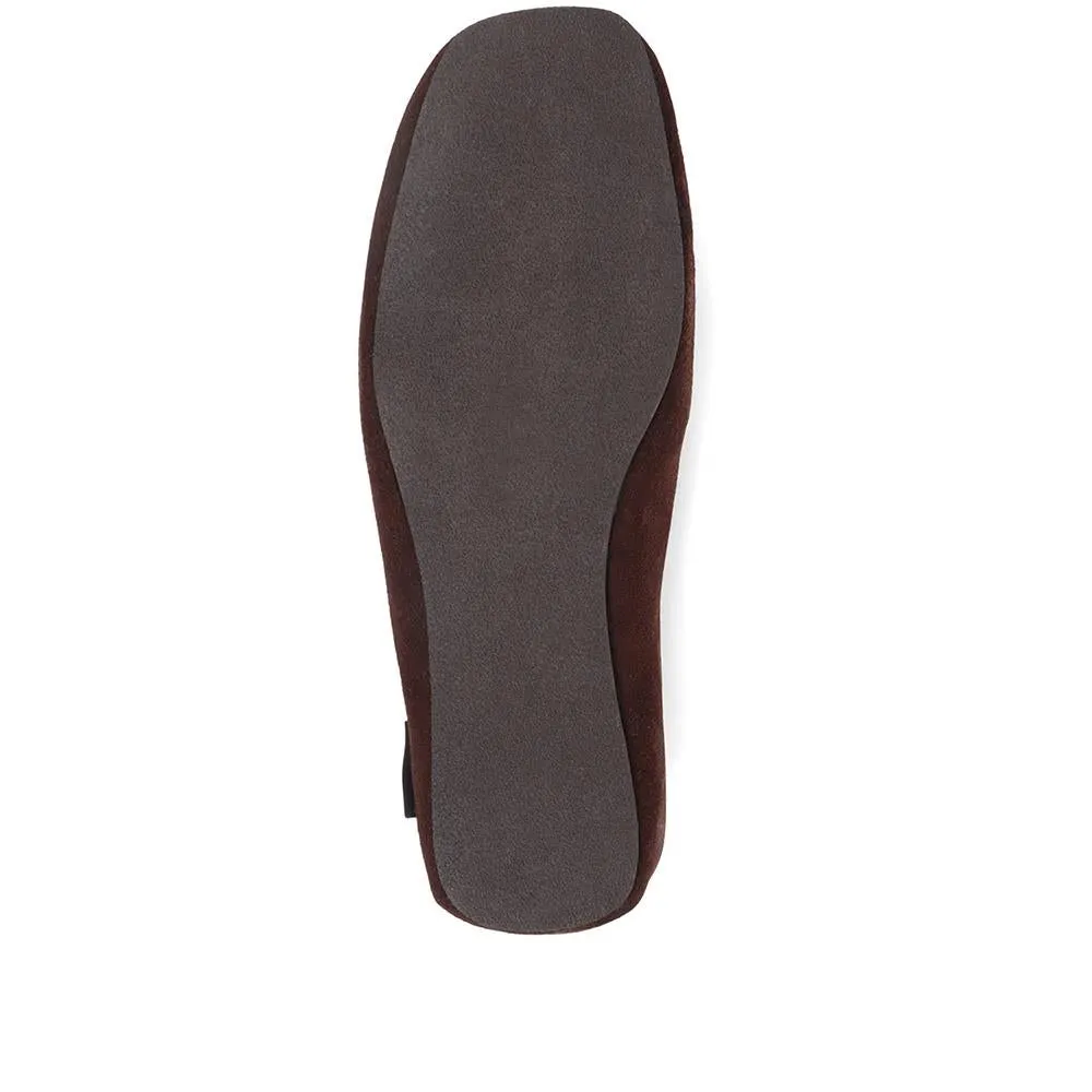 Yarmouth Leather Moccasin Slippers - YARMOUTH / 323 048