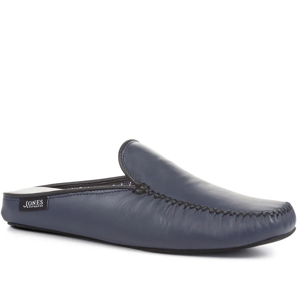 Yarmouth Leather Moccasin Slippers - YARMOUTH / 323 048