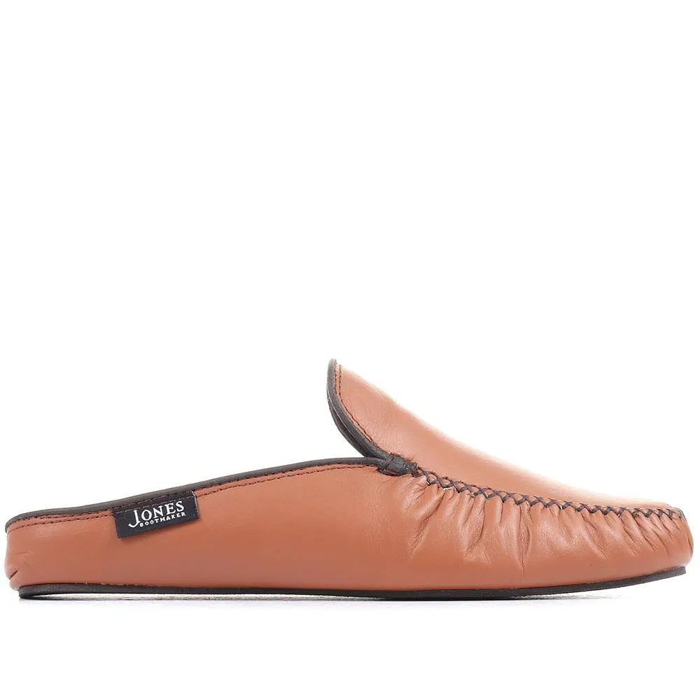 Yarmouth Leather Moccasin Slippers - YARMOUTH / 323 048