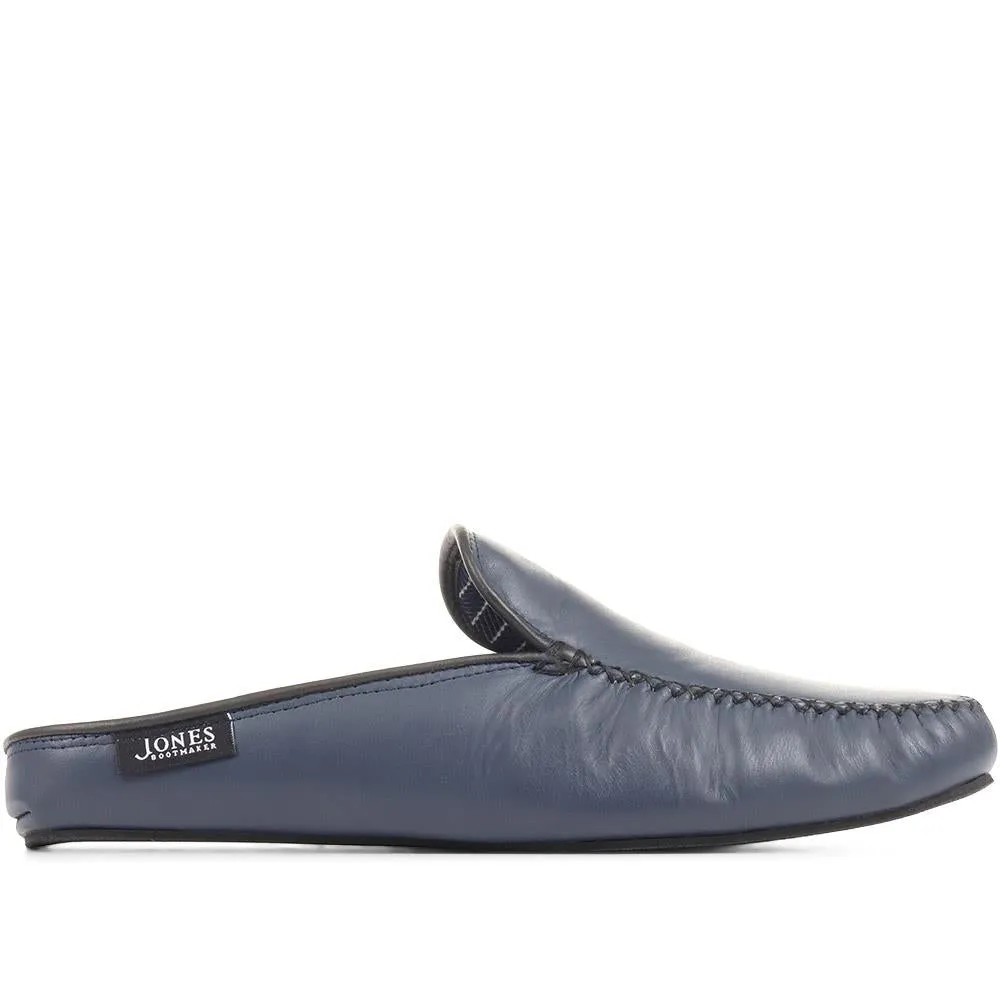Yarmouth Leather Moccasin Slippers - YARMOUTH / 323 048